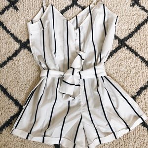 Striped romper!
